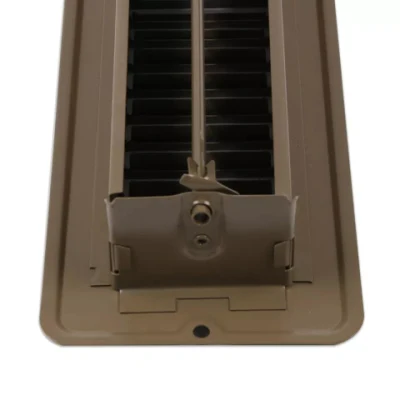 Difusor de aire Piso de acero marrón Registro de aire Ventilación de aire Difusor de piso