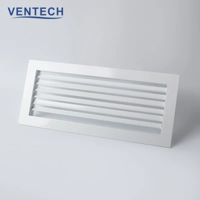Sistema HVAC Ventilación de aire de aluminio Rejilla de deflexión simple