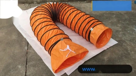 Conducto de aire de soplador flexible industrial de material de PVC