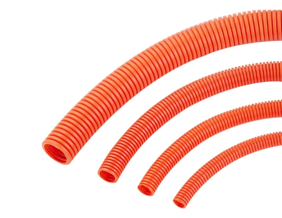 Conducto flexible ignífugo del conducto de la manguera del tubo del cable eléctrico del PVC del negro ignífugo V0